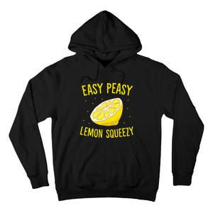 Easy Peasy Lemon Squeezy Funny Lemon Summer Lemonade Tall Hoodie