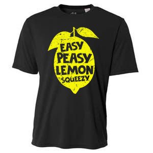 Easy Peasy Lemon Squeezy Funny Lemon Summer Lemonade Cooling Performance Crew T-Shirt