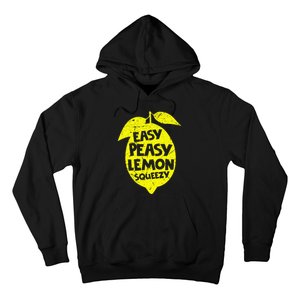 Easy Peasy Lemon Squeezy Funny Lemon Summer Lemonade Hoodie