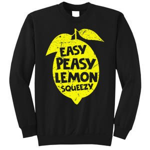 Easy Peasy Lemon Squeezy Funny Lemon Summer Lemonade Sweatshirt