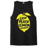 Easy Peasy Lemon Squeezy Funny Lemon Summer Lemonade PosiCharge Competitor Tank