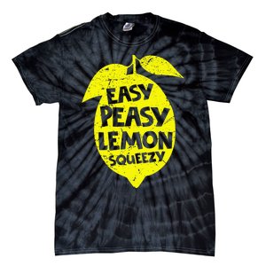 Easy Peasy Lemon Squeezy Funny Lemon Summer Lemonade Tie-Dye T-Shirt