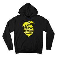 Easy Peasy Lemon Squeezy Funny Lemon Summer Lemonade Tall Hoodie