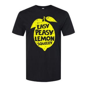 Easy Peasy Lemon Squeezy Funny Lemon Summer Lemonade Softstyle CVC T-Shirt