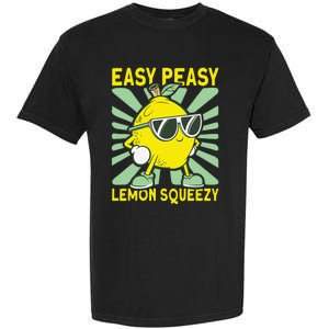 Easy Peasy Lemon Squeezy Lemonade Stand Boss Garment-Dyed Heavyweight T-Shirt