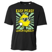 Easy Peasy Lemon Squeezy Lemonade Stand Boss Cooling Performance Crew T-Shirt