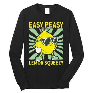 Easy Peasy Lemon Squeezy Lemonade Stand Boss Long Sleeve Shirt