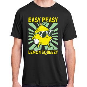 Easy Peasy Lemon Squeezy Lemonade Stand Boss Adult ChromaSoft Performance T-Shirt