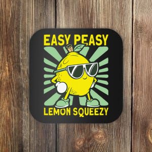 Easy Peasy Lemon Squeezy Lemonade Stand Boss Coaster