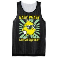 Easy Peasy Lemon Squeezy Lemonade Stand Boss Mesh Reversible Basketball Jersey Tank