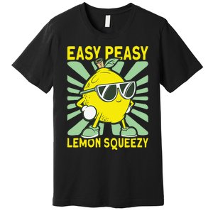 Easy Peasy Lemon Squeezy Lemonade Stand Boss Premium T-Shirt