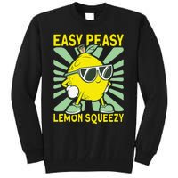 Easy Peasy Lemon Squeezy Lemonade Stand Boss Tall Sweatshirt