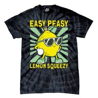 Easy Peasy Lemon Squeezy Lemonade Stand Boss Tie-Dye T-Shirt