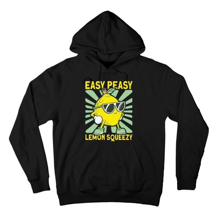 Easy Peasy Lemon Squeezy Lemonade Stand Boss Tall Hoodie