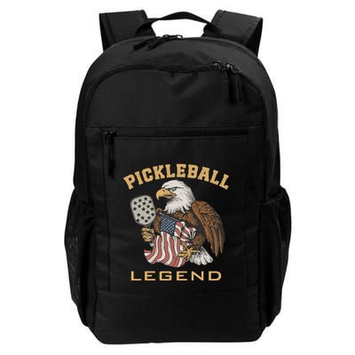 Eagle Paddleball Lover Usa Eagle American Pickleball Player Backpack