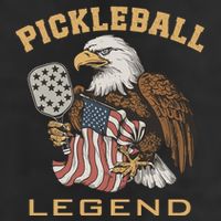 Eagle Paddleball Lover Usa Eagle American Pickleball Player Adult Drive Performance Visor