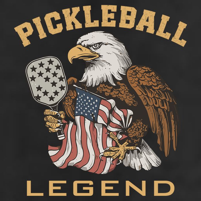 Eagle Paddleball Lover Usa Eagle American Pickleball Player Adult Drive Performance Visor