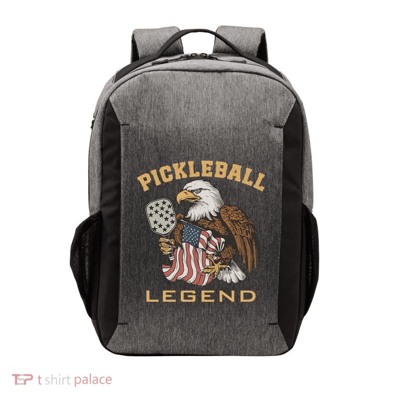 Eagle Paddleball Lover Usa Eagle American Pickleball Player Vector Backpack