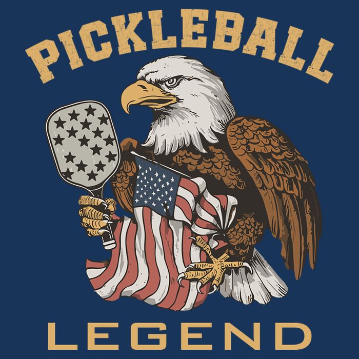 Eagle Paddleball Lover Usa Eagle American Pickleball Player Cool Comfort Performance Bucket Hat
