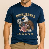 Eagle Paddleball Lover Usa Eagle American Pickleball Player Cooling Performance Crew T-Shirt