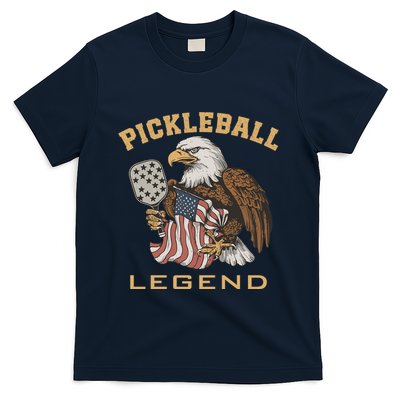 Eagle Paddleball Lover Usa Eagle American Pickleball Player T-Shirt