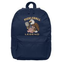 Eagle Paddleball Lover Usa Eagle American Pickleball Player 16 in Basic Backpack