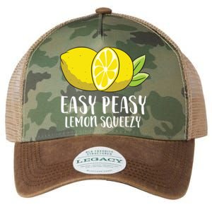 Easy Peasy Lemon Squeezy Lemonade Lemons Great Gift Legacy Tie Dye Trucker Hat