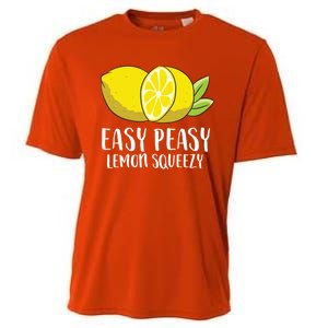 Easy Peasy Lemon Squeezy Lemonade Lemons Great Gift Cooling Performance Crew T-Shirt