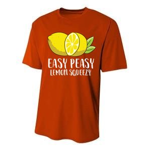 Easy Peasy Lemon Squeezy Lemonade Lemons Great Gift Performance Sprint T-Shirt