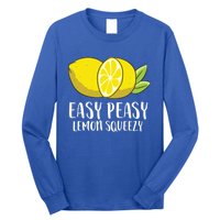 Easy Peasy Lemon Squeezy Lemonade Lemons Great Gift Long Sleeve Shirt