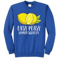 Easy Peasy Lemon Squeezy Lemonade Lemons Great Gift Sweatshirt