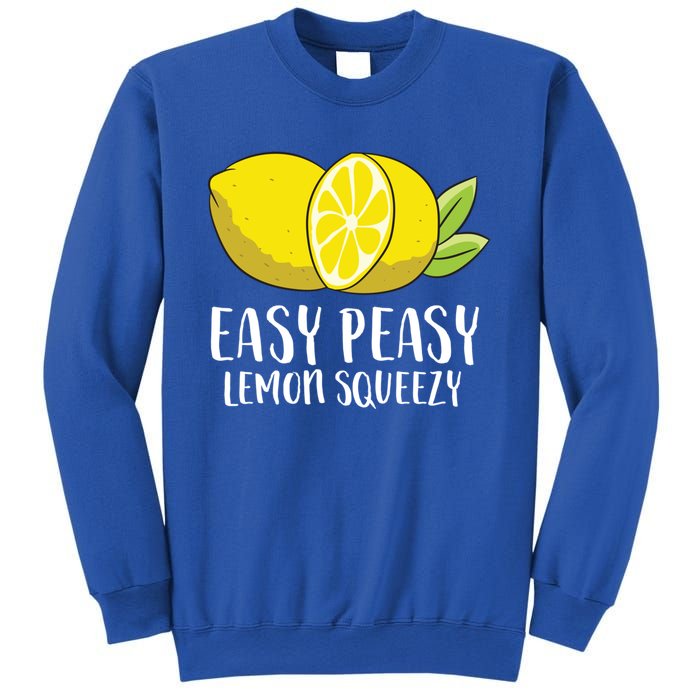 Easy Peasy Lemon Squeezy Lemonade Lemons Great Gift Sweatshirt