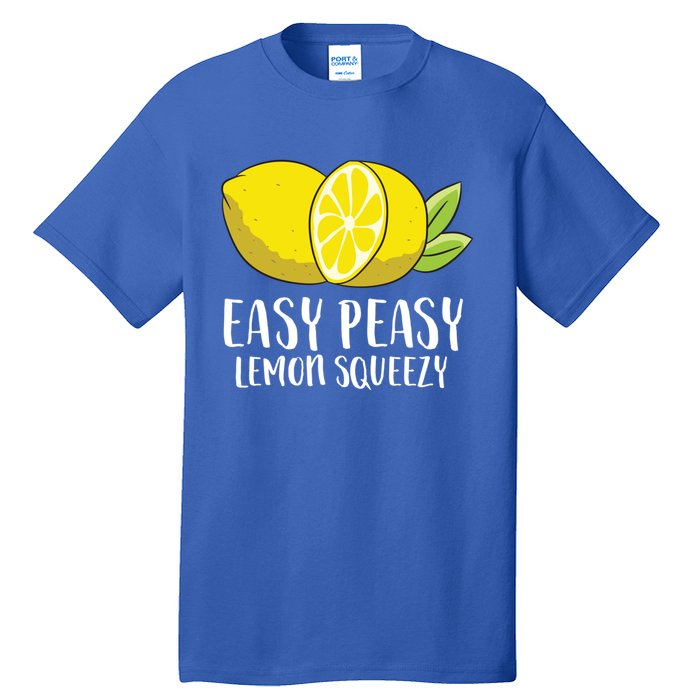 Easy Peasy Lemon Squeezy Lemonade Lemons Great Gift Tall T-Shirt