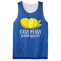 Easy Peasy Lemon Squeezy Lemonade Lemons Great Gift Mesh Reversible Basketball Jersey Tank