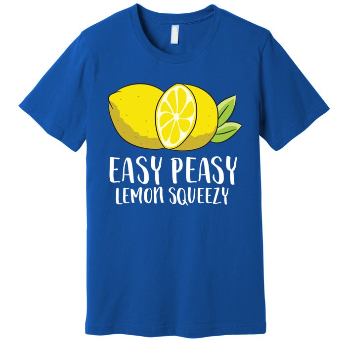 Easy Peasy Lemon Squeezy Lemonade Lemons Great Gift Premium T-Shirt