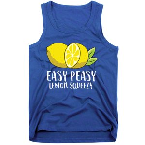 Easy Peasy Lemon Squeezy Lemonade Lemons Great Gift Tank Top