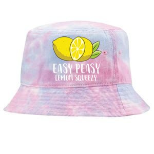 Easy Peasy Lemon Squeezy Lemonade Lemons Great Gift Tie-Dyed Bucket Hat