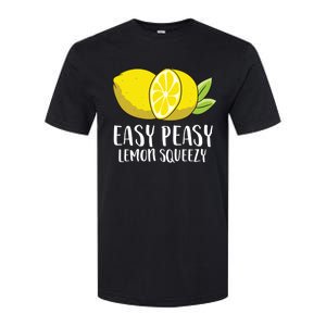 Easy Peasy Lemon Squeezy Lemonade Lemons Great Gift Softstyle CVC T-Shirt