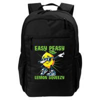 Easy Peasy Lemon Squeezy Lemon Stand Lemonade Crew Daily Commute Backpack