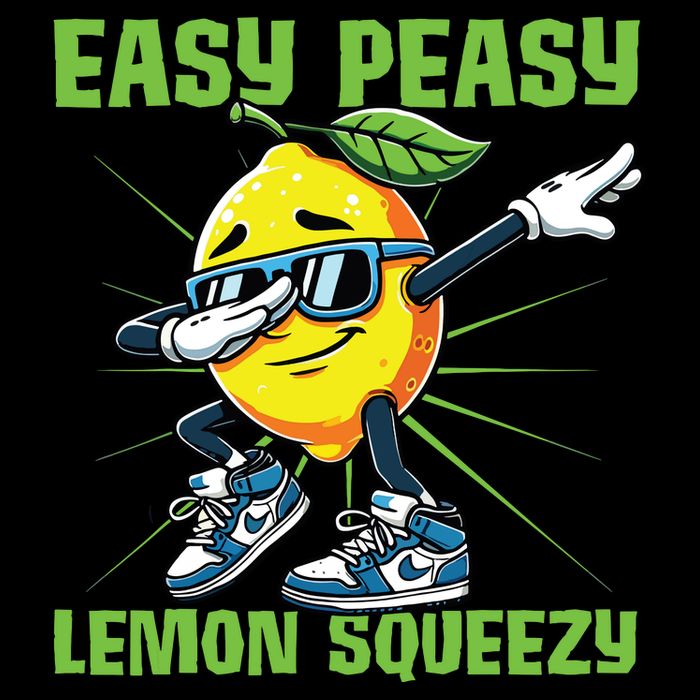 Easy Peasy Lemon Squeezy Lemon Stand Lemonade Crew Daily Commute Backpack