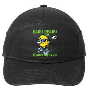 Easy Peasy Lemon Squeezy Lemon Stand Lemonade Crew 7-Panel Snapback Hat