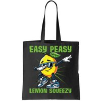 Easy Peasy Lemon Squeezy Lemon Stand Lemonade Crew Tote Bag