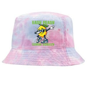 Easy Peasy Lemon Squeezy Lemon Stand Lemonade Crew Tie-Dyed Bucket Hat