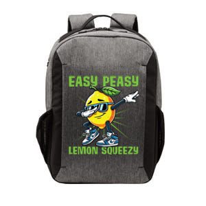 Easy Peasy Lemon Squeezy Lemon Stand Lemonade Crew Vector Backpack