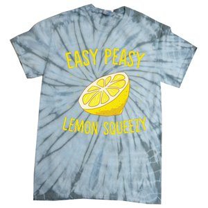 Easy Peasy Lemon Squeezy Funny Lemons Summer Lemonade Tie-Dye T-Shirt