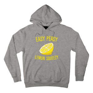 Easy Peasy Lemon Squeezy Funny Lemons Summer Lemonade Tall Hoodie