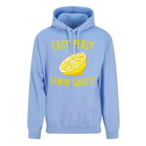 Easy Peasy Lemon Squeezy Funny Lemons Summer Lemonade Unisex Surf Hoodie