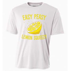 Easy Peasy Lemon Squeezy Funny Lemons Summer Lemonade Cooling Performance Crew T-Shirt