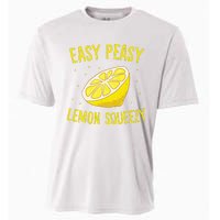 Easy Peasy Lemon Squeezy Funny Lemons Summer Lemonade Cooling Performance Crew T-Shirt