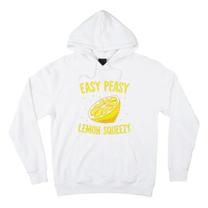 Easy Peasy Lemon Squeezy Funny Lemons Summer Lemonade Hoodie